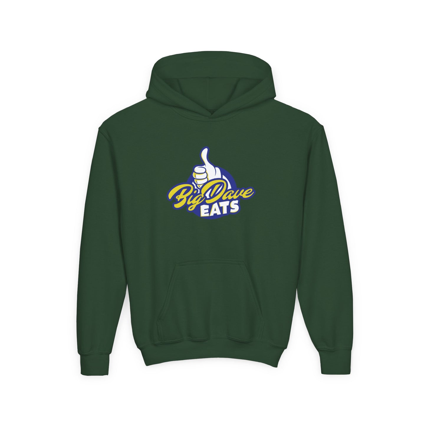 Comfortable Youth Hoodie with Big Dave Eats Design, Casual Wear, Gift Idea for Food Lovers, Cozy Layer for Fall and Winter