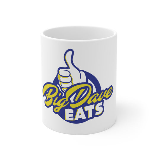 Big Dave Eats Ceramic Coffee Mug - Perfect for Food Lovers, Gifts for Chefs, Kitchen Decor, Unique Drinkware, Birthday Present