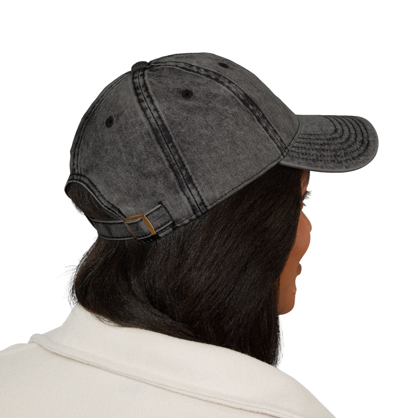 Vintage Embroidered Cap, Retro Cotton Hat, Casual Wear Accessory, Unisex Gift for Outdoors, Baseball Events, Summer Fashion