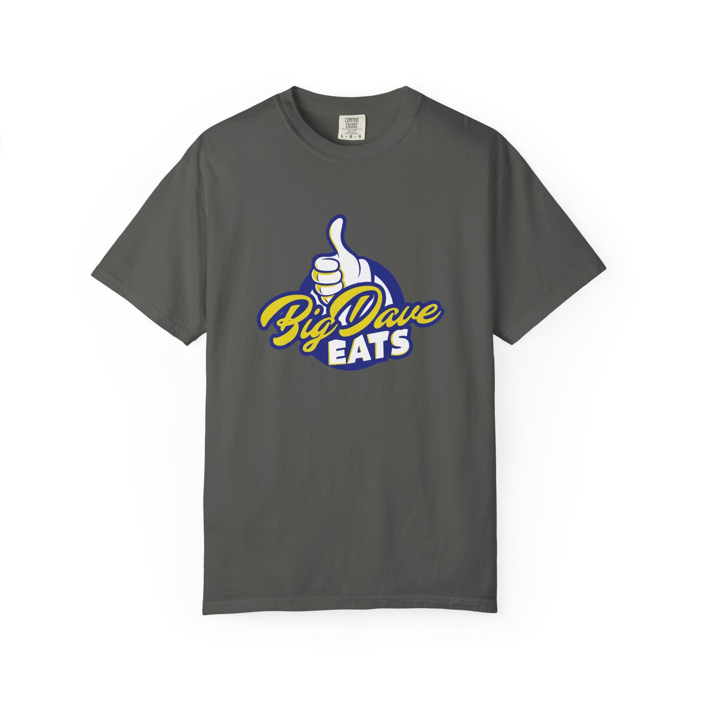 Casual T-Shirt for Food Lovers, By Dave Eats Tee, Unisex Graphic Shirt, Culinary Gift, Summer Outfit