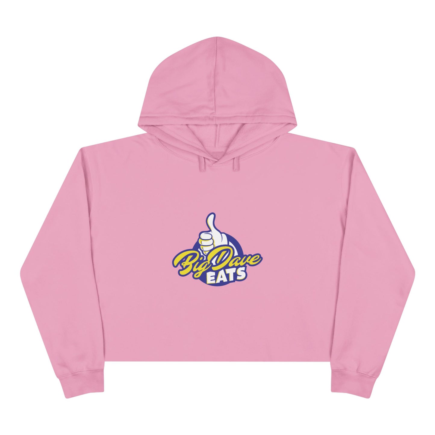 Fun Foodie Crop Hoodie - Big Dave EATS, Casual Wear, Gift for Food Lovers, Spring Fashion, Trendy Outfit