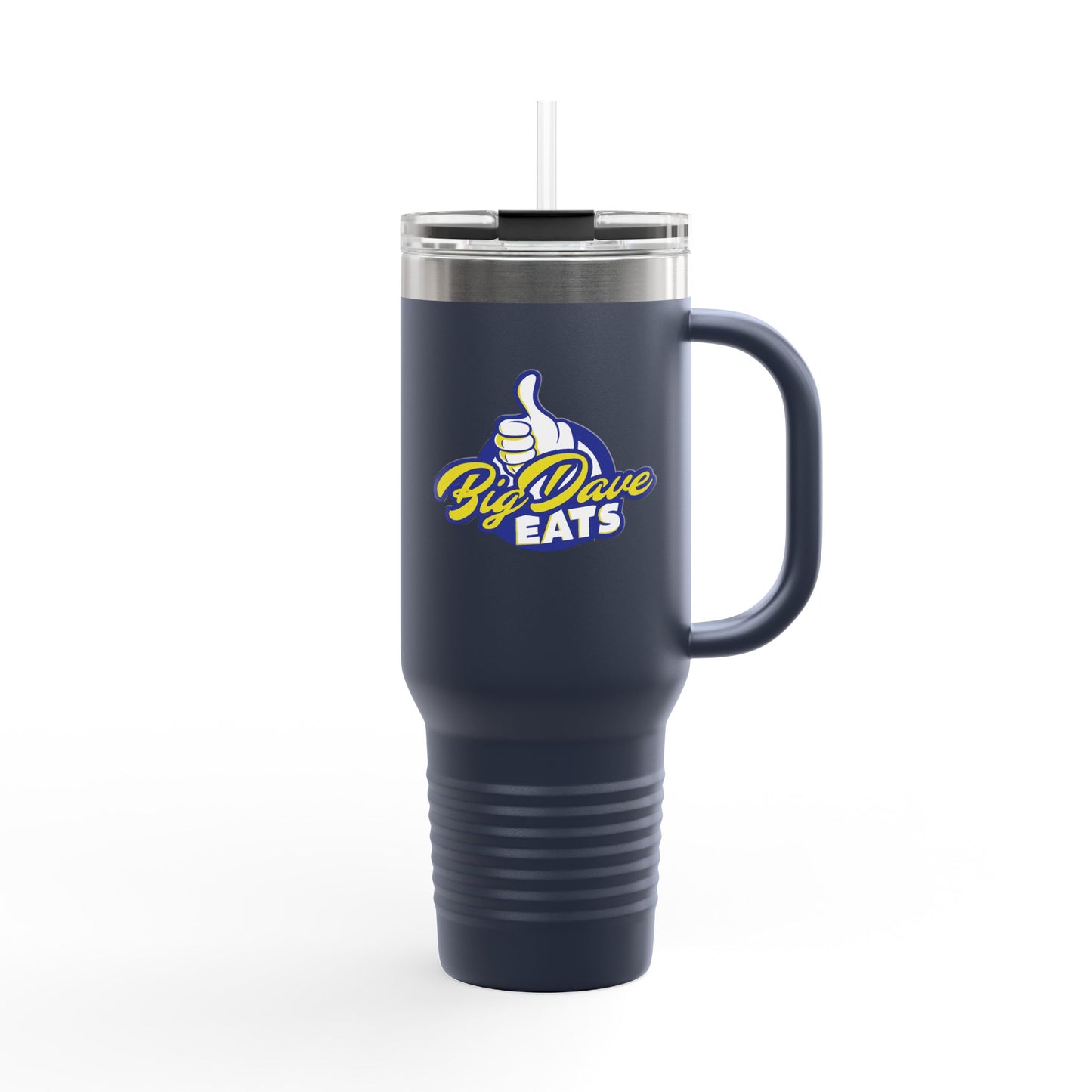 Insulated Travel Mug for On-the-Go, Perfect for Coffee Lovers, Big Dave Eats, Outdoor Adventures, Gifts for Adventurers, 40oz