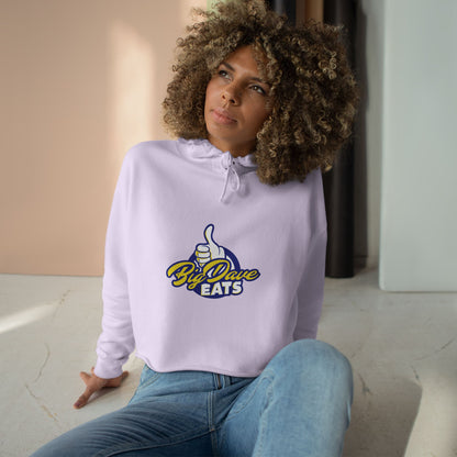 Fun Foodie Crop Hoodie - Big Dave EATS, Casual Wear, Gift for Food Lovers, Spring Fashion, Trendy Outfit