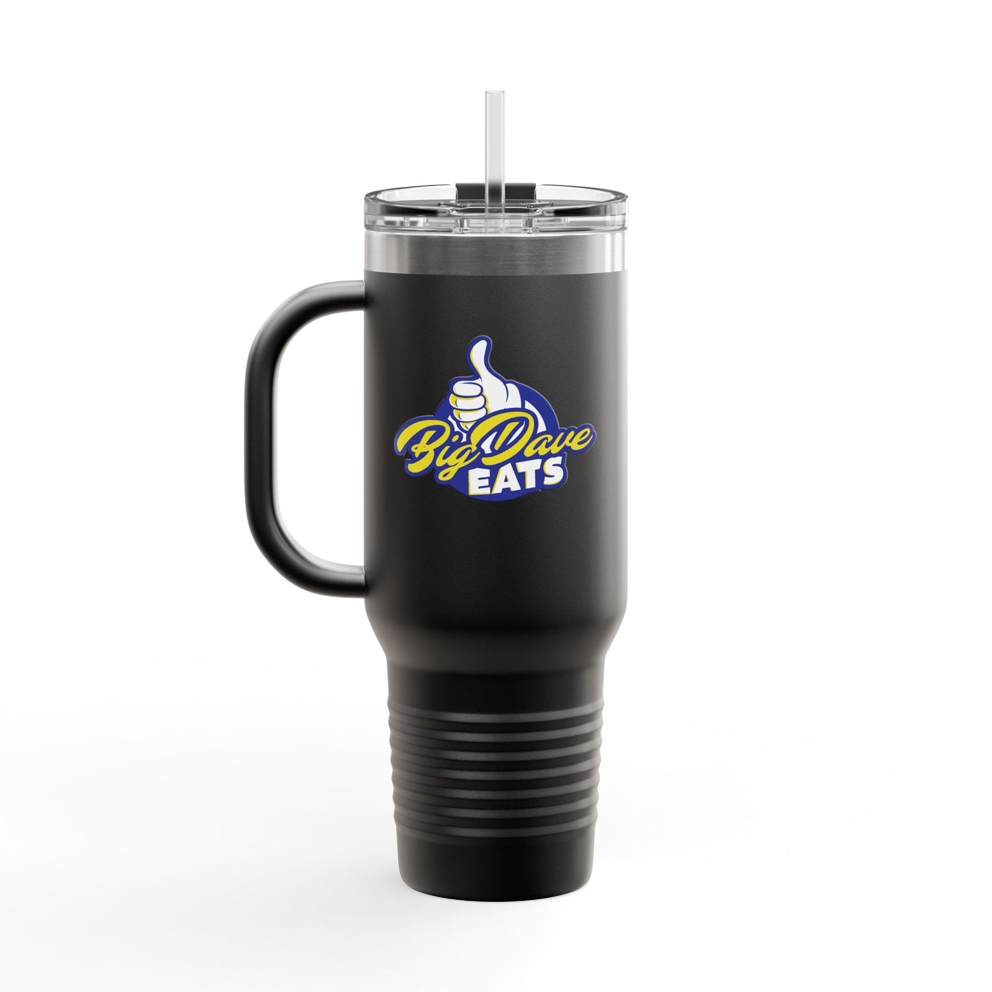 Insulated Travel Mug for On-the-Go, Perfect for Coffee Lovers, Big Dave Eats, Outdoor Adventures, Gifts for Adventurers, 40oz