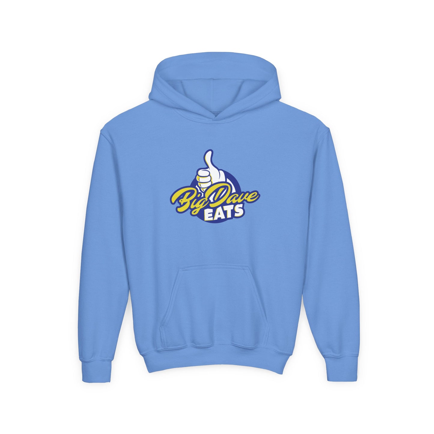 Comfortable Youth Hoodie with Big Dave Eats Design, Casual Wear, Gift Idea for Food Lovers, Cozy Layer for Fall and Winter