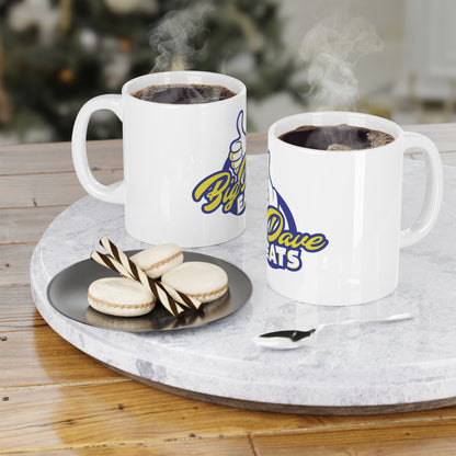 Fun Ceramic Mug with Big Dave Eats Design | Coffee Mug for Foodies, Kitchen Decor, Gift for Chefs & BBQ Lovers, Unique Drinkware