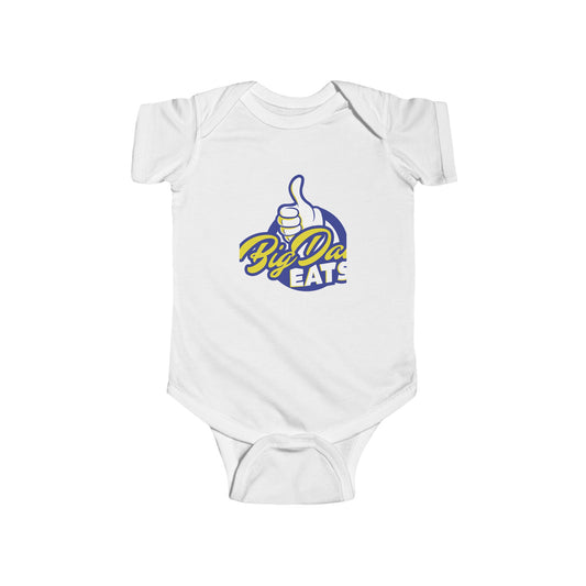 Big Da Eats Infant Bodysuit, Baby Shower Gift, Newborn Outfit, Children's Apparel, Cute Baby Clothing, Funny Infant Shirt