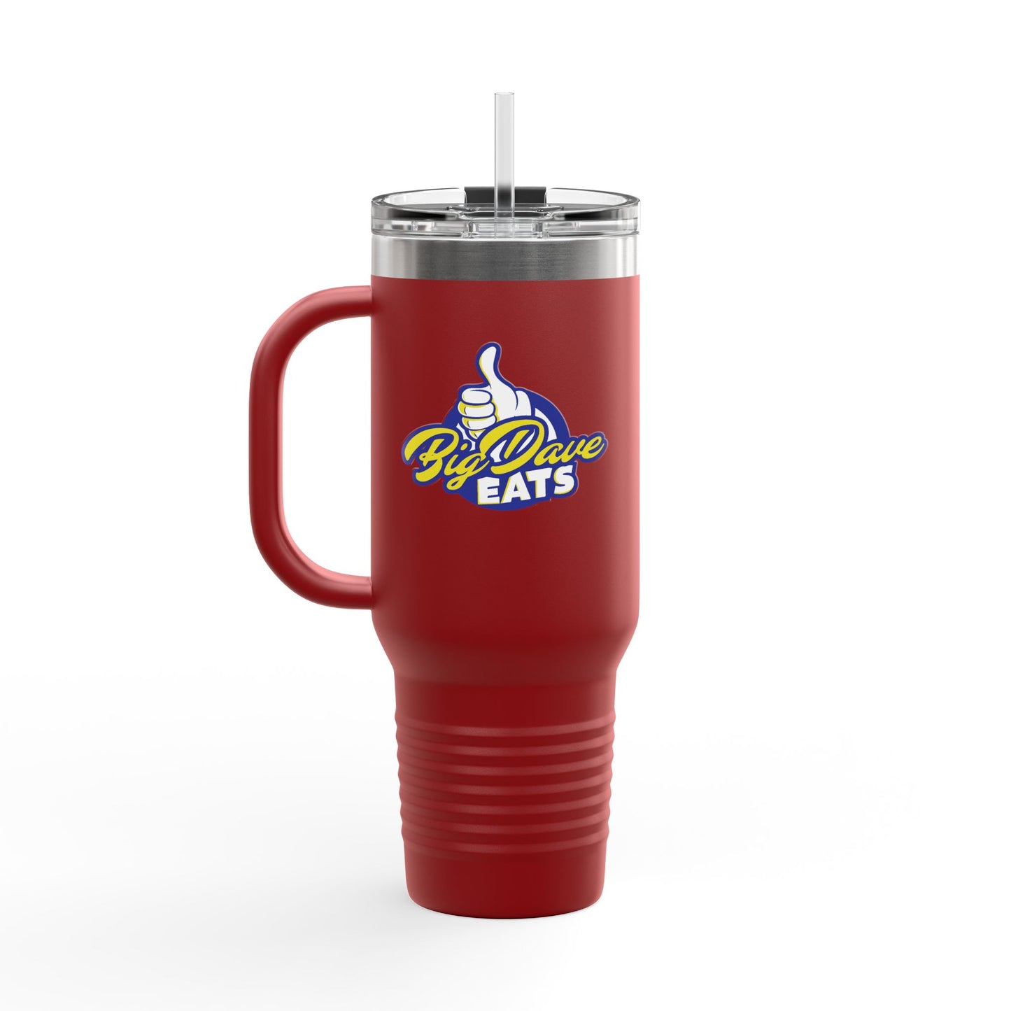 Insulated Travel Mug for On-the-Go, Perfect for Coffee Lovers, Big Dave Eats, Outdoor Adventures, Gifts for Adventurers, 40oz