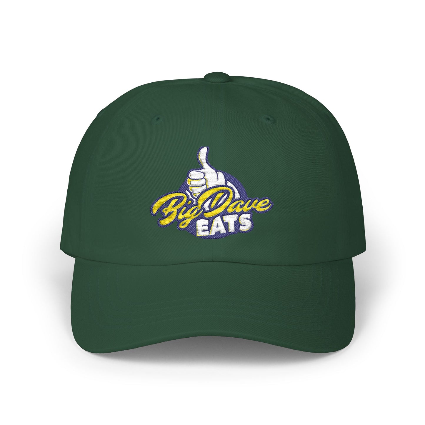 Big Dave Eats Classic Dad Cap - Casual Style for Foodies | 'Big Dave Eats' Embroidery