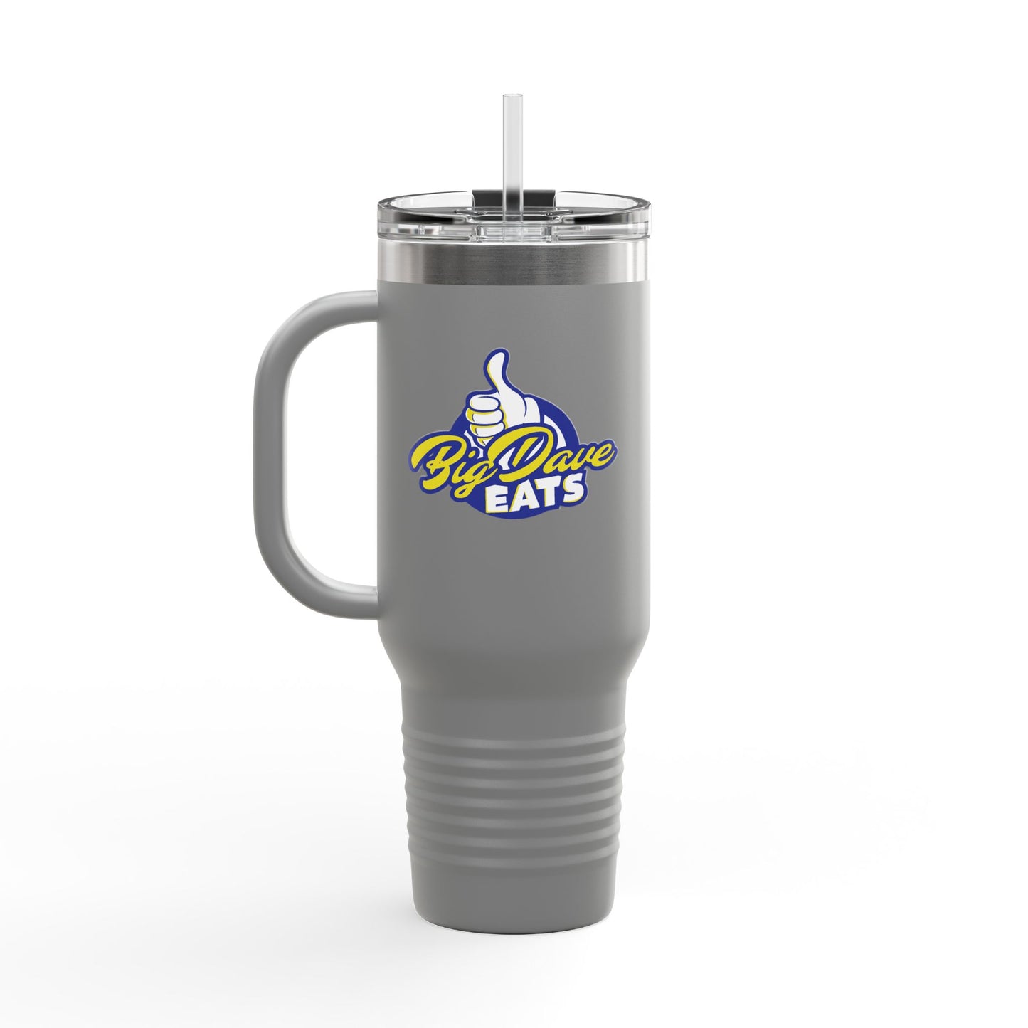 Insulated Travel Mug for On-the-Go, Perfect for Coffee Lovers, Big Dave Eats, Outdoor Adventures, Gifts for Adventurers, 40oz