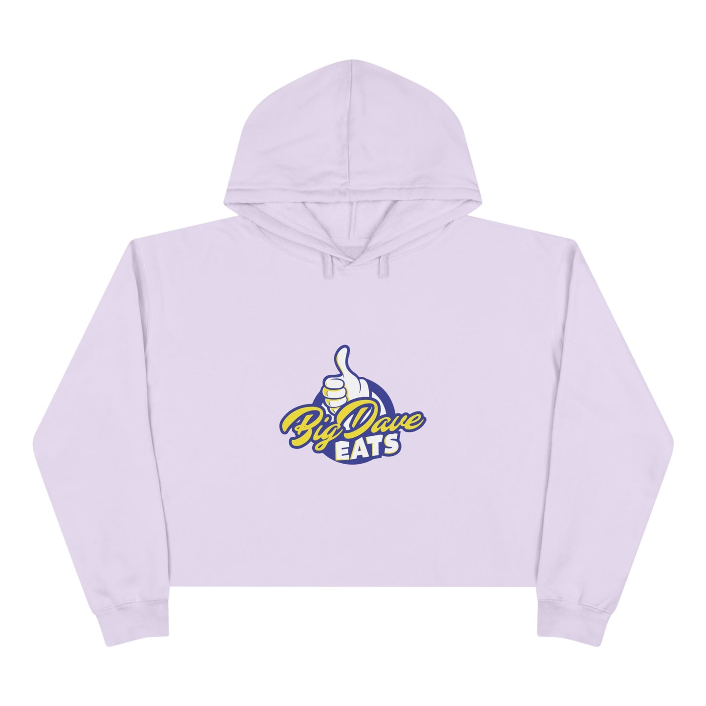 Fun Foodie Crop Hoodie - Big Dave EATS, Casual Wear, Gift for Food Lovers, Spring Fashion, Trendy Outfit