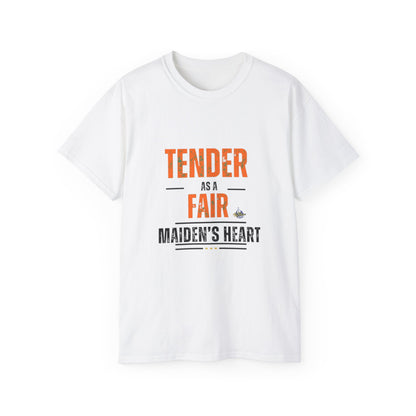 Big Dave Tender Heart Unisex Tee, Funny Graphic T-Shirt, Gift for Her, Casual Outfit, Festival Wear, Birthday Present