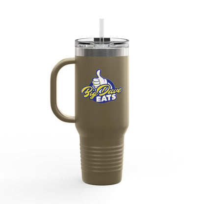 Insulated Travel Mug for On-the-Go, Perfect for Coffee Lovers, Big Dave Eats, Outdoor Adventures, Gifts for Adventurers, 40oz